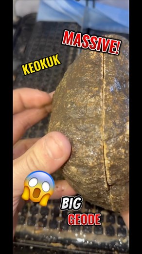 80K views · 3.5K reactions | How could you not be excited for a geode like this! #geode #crystals #rockhound #geology | Kaines Crystals | Facebook