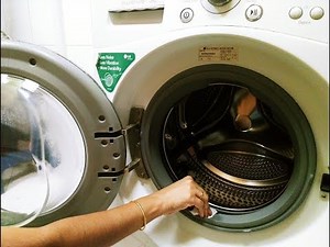 How to clean front load Washing Machine with Baking soda and Vinegar | LG Front Load 6/3 Wash & Dry