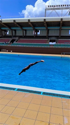 1 m spring board long shallow diving 🏊🇰🇪
