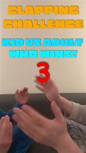 Kids VS Adult Clapping Challenge🔥 - Who Wins?👏