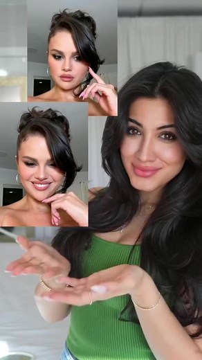 Easy Updo Style🔥🔥 Recreating @Selena Gomez beautiful hairstyle💖 #hair #makeup #hairtips #hairstyleidea #easyhairstyles #hairtutorial #hairstyle #hairhack #fyp | Anna Life