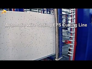 Fully automatic EPS cutting line expanded polystyrene cutting machine