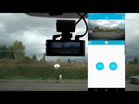 Redtiger 4k Dash cam using the app
