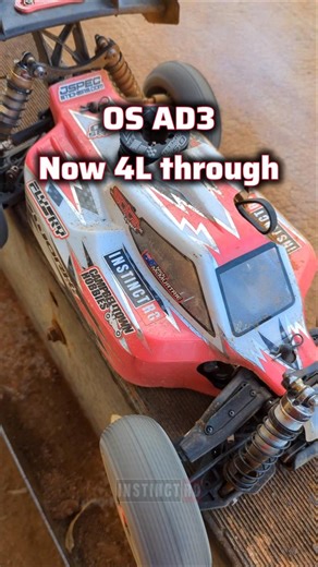 Last bit of OS AD3 engine break in before Nationals! #rc #rcracing #nitro