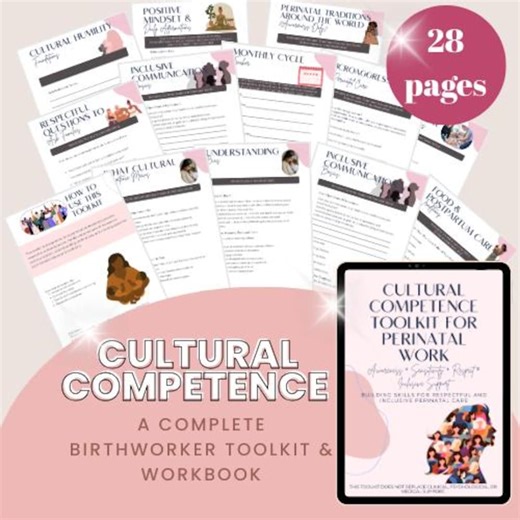 Cultural Competence in Maternity Workbook | Student Midwife | Doula Inclusivity Bias Training | Birthworker Printables - Etsy