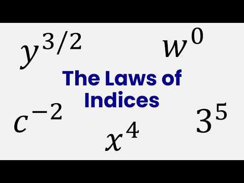 GCSE Maths: Laws of Indices Explained