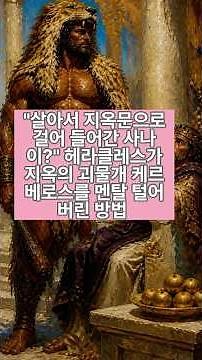 네피림 헤라클레스의 제 12과업 살아서 지옥문으로 걸어 들어간 사나이 헤라클레스가 지옥의 괴물개 케르베로스를 멘탈 털어버린 방법 #그리스신화 #테크 #동기부여 #미스터리