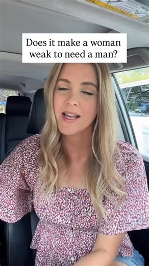 3.2K views | Does it make a woman WEAK to need a man? 樂 We unpack this in-depth inside our book, Made to Be She. Drop “MTBS” for the link | Girl Defined | Facebook