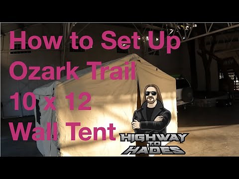 Step by Step Instructions for Setting Up the Ozark Trail 10 x12 Wall Tent