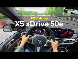 2026 BMW X5 xDrive 50e POV drive
