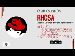 IP Configuration in Linux | nmcli | nmtui | RHCSA Certification Exam #5 | #techyrators