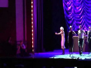 Scene where Roxie Hart kills Fred Casely in the musical Chicago