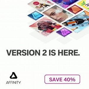 2.8K views · 111 reactions | It's time to upgrade to Affinity Version 2! Refined and redesigned - with dozens of new features and tools for you to try. Get 40% off now: affin.co/homefb | Affinity | Facebook