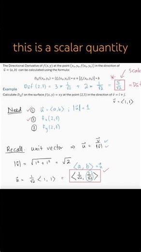 Calculate the Directional Derivative Example