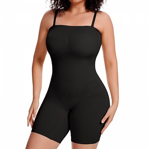 Joyshaper Women's Strapless Shapewear Bodysuit Built-in Bra Shapewear Full Body Shapewear