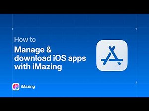 Manage and download iOS apps with iMazing