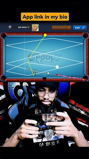 8 Ball Pool Aim Cheto Tool App #8ballpool #trickshot#ikar8bp #8ballpooltrickshot #usa #fyp #ikar8bp