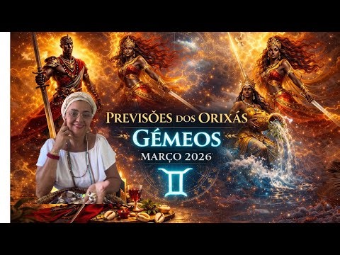 GÊMEOS ♊ Março 2026💥Chega com Sorte, Mudanças e Chamado Espiritual Com Oxum