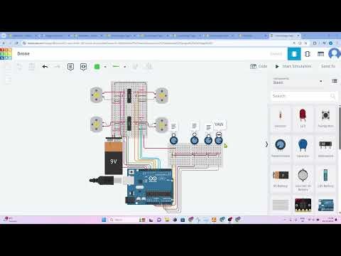 Drone Simulation Using Arduino - Advanced and Expert Project - IoT