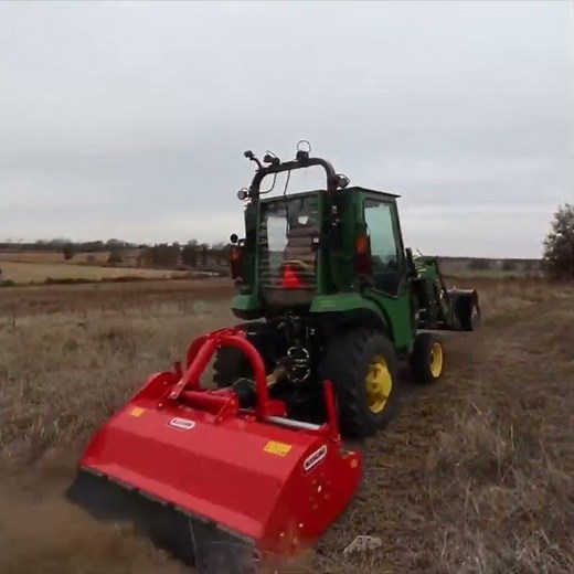 Flail Mower Vs Brush Hog #shorts #flailmower #bushhog #brushcutter #farmlife #homestead #maschio