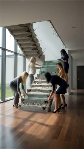 Luxury Glass Staircase with Aquarium | Full Stair Restoration