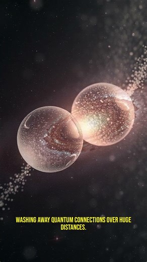 The Impossible: How Dark Energy Breaks Quantum Entanglement #shorts