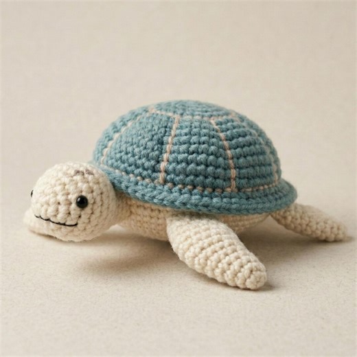 Crochet Turtle Pattern Amigurumi PDF Download Stuffed Baby Animal Plushie Easy Beginner Friendly - Etsy