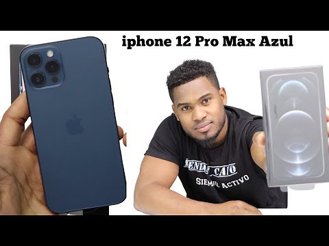 iPhone 12 Pro Max Azul Pacifico - Pacific Blue - Unboxing