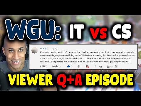 IT vs Computer Science (CS) | Which is Faster at WGU? (2021)