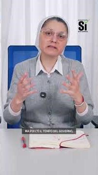 Sister Monia explains the impartiality of the reform: "It began with the Left in 1999 and now con...