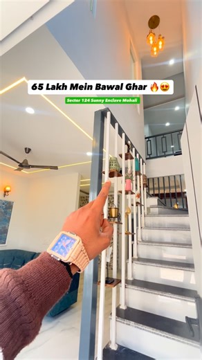 Property In Chandigarh Mohali on Instagram: "Sirf 65 lakh Mein Shandar Duplex Villa !! 🔥 Sector 124 Green City Kharar Mohali Sunny enclave 75 gaj Plot Size 1500 Sqft Total Covered Loan Available #reels #duplex #modernhome #dreamhome #explore"