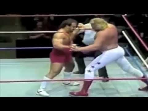 Ted Arcidi (WWE) vs Big John Studd - 1986 - Boston Garden Main Event