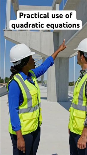 Practical Uses of Quadratic Equations! 👷