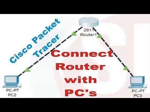 How to Connect Router with PC's in Cisco Packet Tracer | Packet Tracer Tutorial