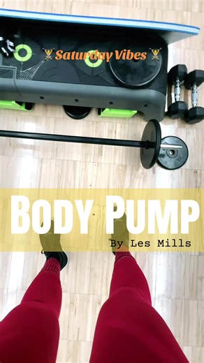 Squeezing In A Body Pump Class Today! 🏋️