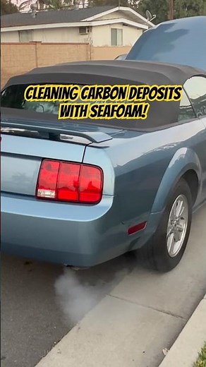 This 200k mile Mustang desperately needed a fuel system cleaning!#seafoam #ford #mustang #fuelsystem