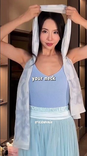 👑 Genius Scarf Hack to Show Less Skin Modest & Chic Outfit Idea ✨