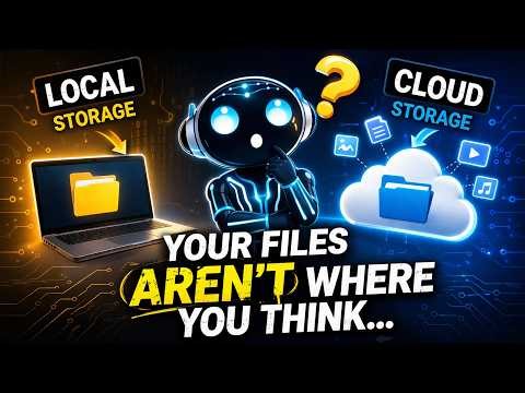 Your Files Aren’t Where You Think… | Cloud vs Local Storage Explained Simply