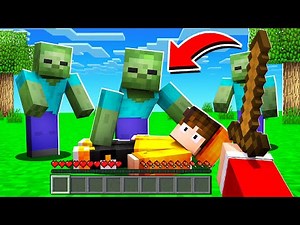 TENTE SOBREVIVER ao ATAQUE ZUMBI no Minecraft ! (foi difícil)