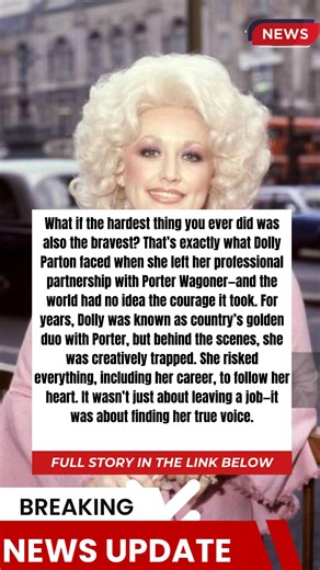 What if the hardest thing you ever did was also the bravest? That’s exactly what Dolly Parton faced when she left her professional partnership with Porter Wagoner—and the world had no idea the courage it took. For years, Dolly was known as country’s golden duo with Porter, but behind the scenes, she was creatively trapped. She risked everything, including her career, to follow her heart. It wasn’t just about leaving a job—it was about finding her true voice. FULL STORY: TrackLovers.net/what-if-t