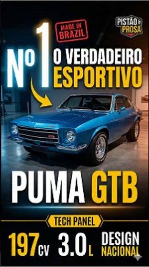 Two incredible Puma GTBs: generation 1 and 2 with Opala engines #cars #automobile #news