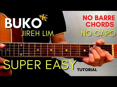 Jireh Lim - BUKO CHORDS (EASY GUITAR TUTORIAL) for BEGINNERS