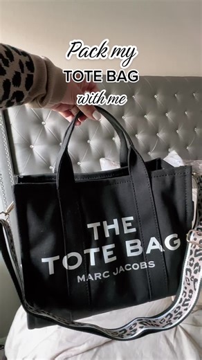 Pack My Marc Jacobs Tote Bag | What's Inside Revealed!