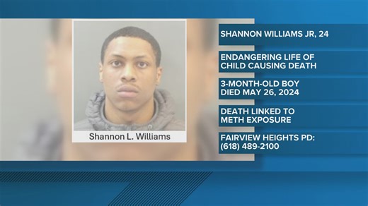 Fairview Heights man wanted in connection with drug-related death of his 3-month-old son