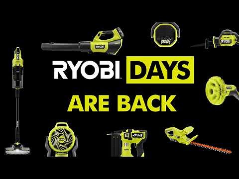 RYOBI Days ARE BACK! | 2025 RYOBI Days Free Tool Promo