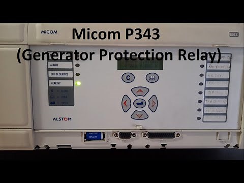 Generator Protection Relay - Micom P343 | Metering, Configuration, Protection Settings,Event&Records