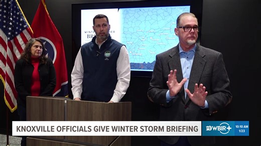 Live || Knoxville officials give update on winter storm preparations | WBIR Channel 10