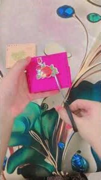 DIY cute paper money bag #craft