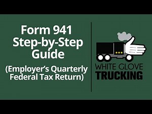 Form 941 Step-by-Step Guide | Employer's Quarterly Federal Tax Return Walkthrough