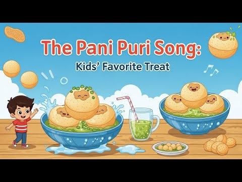 The Pani Puri Song | Yummy Rhyme for Little ones | @monaaz.123